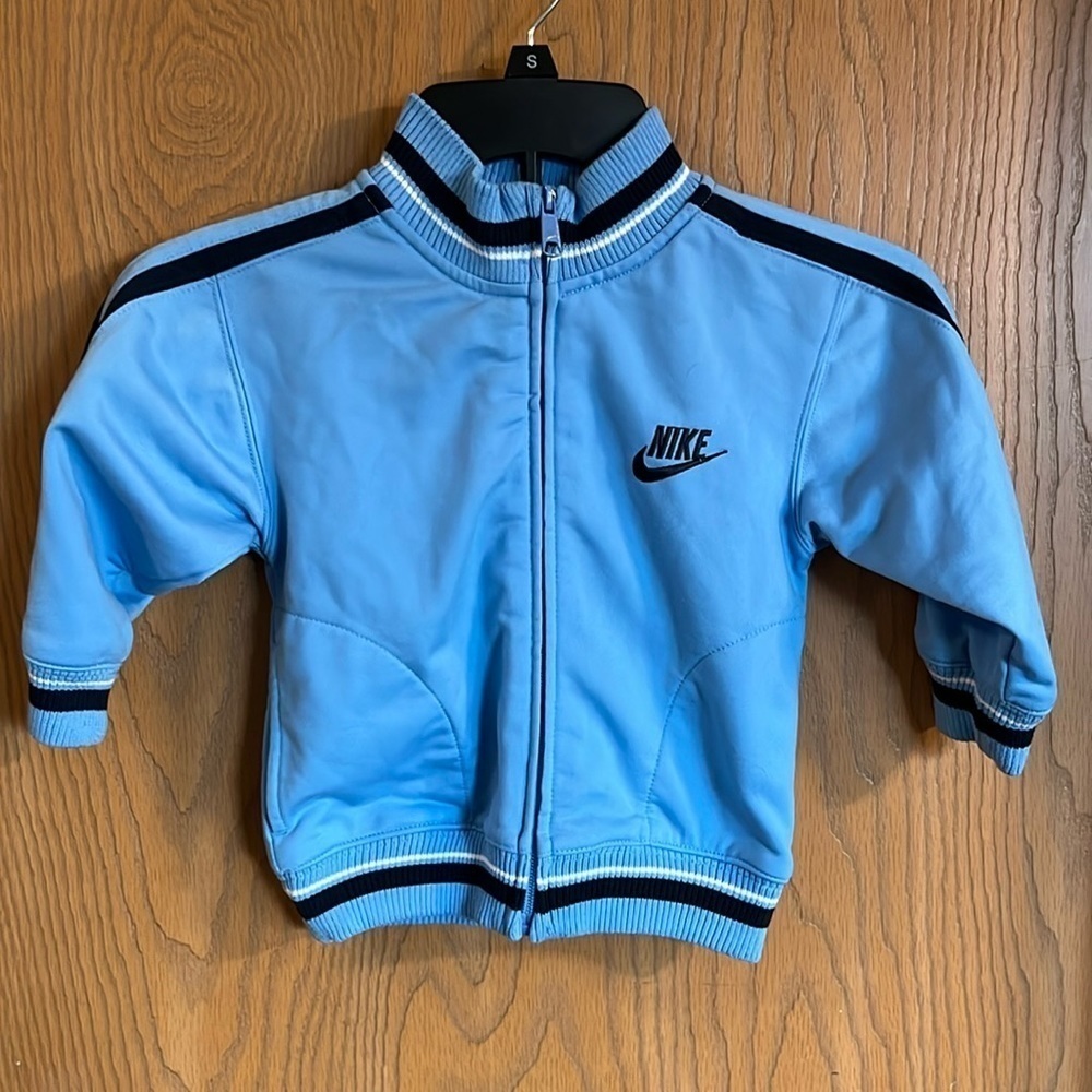 Nike 2T Blue Full‎ Zipper Track Jacket with Pockets